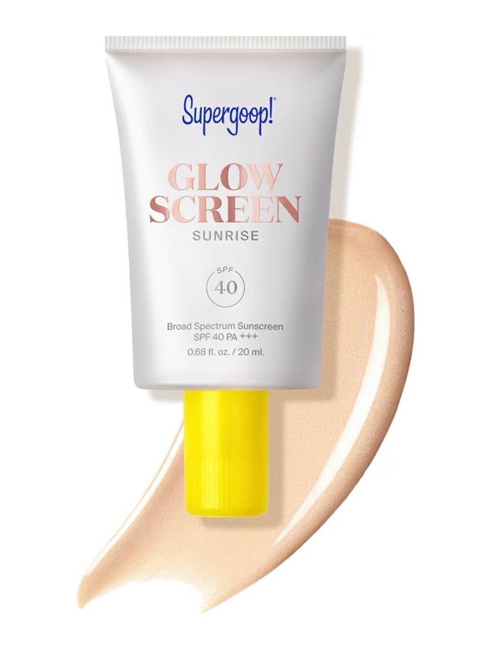 Supergoop!Glowscreen SPF 40-Glowy Primer+Hyaluronic Acid & Vit B6- NEW IN BOX!